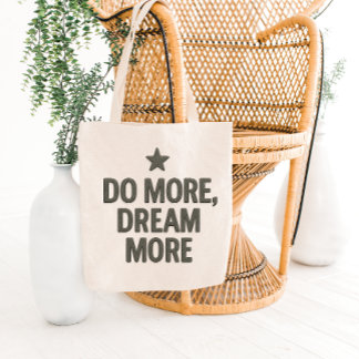 Elegant Motivational Quote Tote Bag Design Tasche