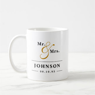 Elegant Mr. and Mrs. - Verheiratete Paare Kaffeetasse
