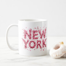 Élégant Mug de Café Floral Aquarelle Rose Personna