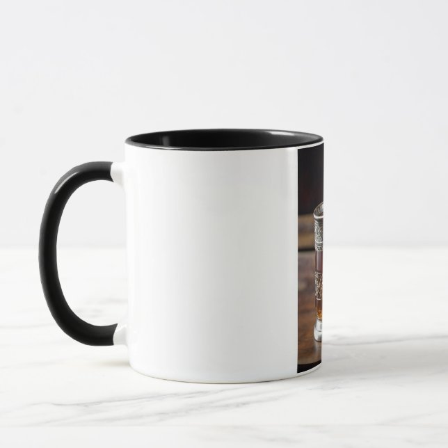 Elegant Mug with Stylish Logo | Custom Printed Mug (Gauche)