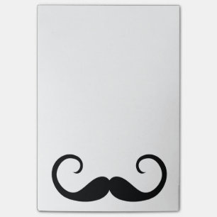Elegant Mustache Post-it Klebezettel