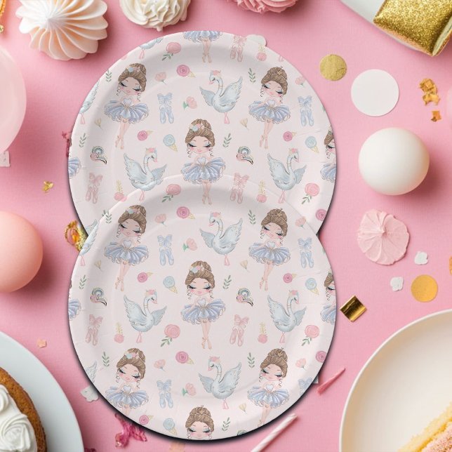 Elegant My Sweet Ballerina Pappteller (Von Creator hochgeladen)