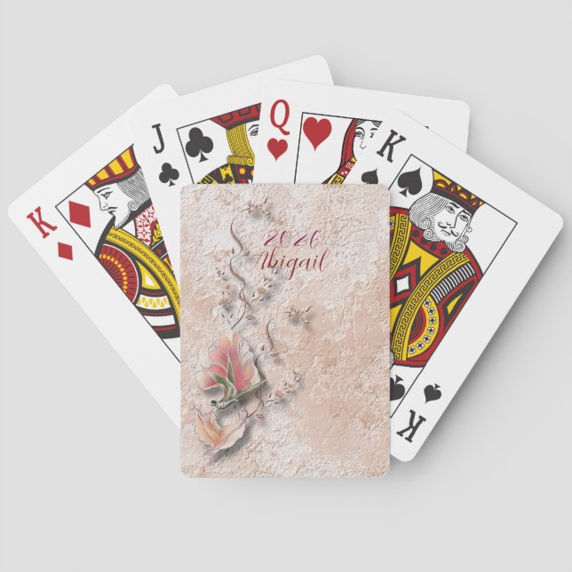 Elegant Nature Embossed  classic cards Spielkarten (Rückseite)
