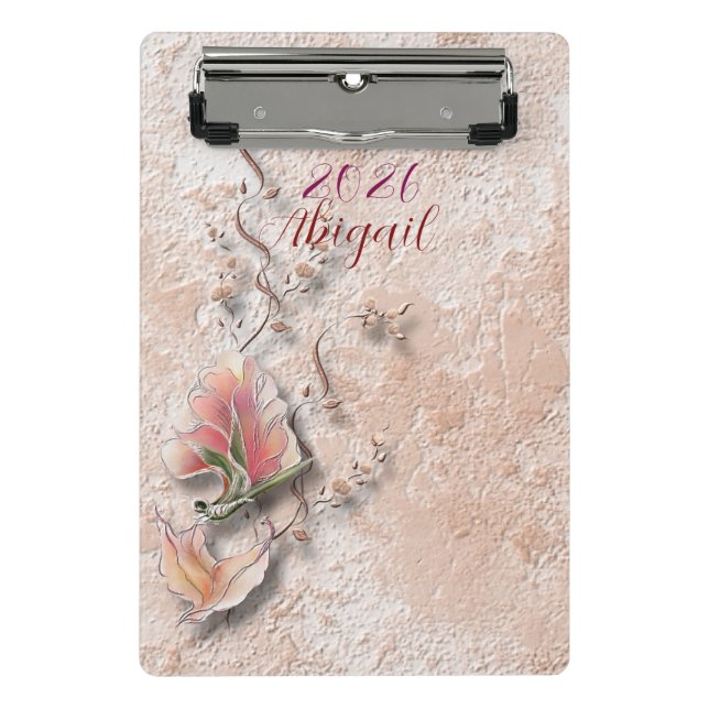 Elegant Nature Embossed mini clipboard  Klemmbrett (Vorderseite)