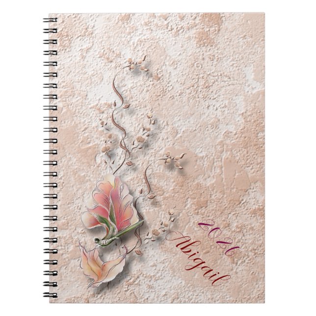 Elegant Nature Embossed photo notebook  Notizblock (Vorderseite)