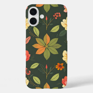 Elegant Nature iPhone16 Case - Vibrant Digital Pri