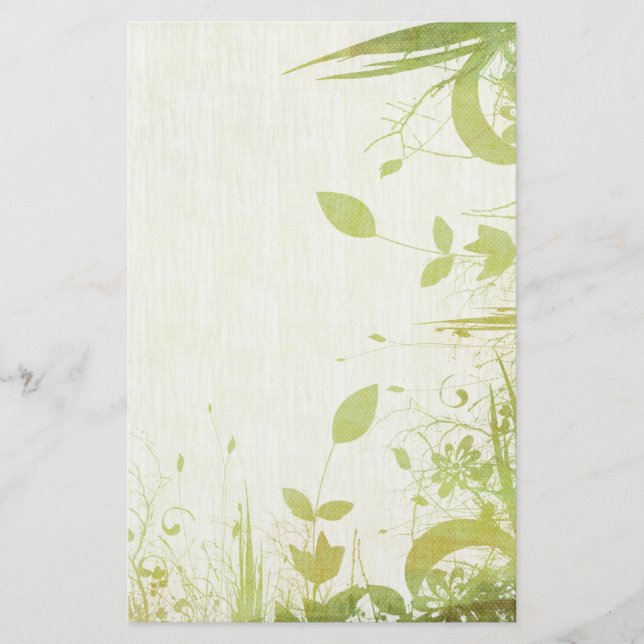 Elegant Nature Themed Stationery Briefpapier (Vorderseite)