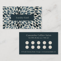 Elegant Navy Blue Abstrakt Modern
