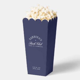 Elegant Navy Blue Bachelorette Personalisiert Geschenkschachtel