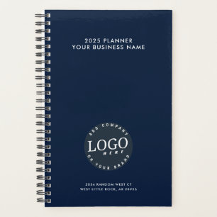 Elegant Navy Blue Business Logo 2025 Promotional