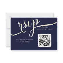 Elegant Navy Blue und Cream Tulip Wedding