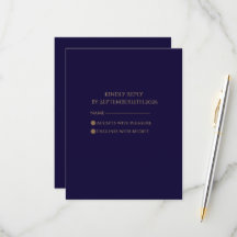 Elegant Navy & Gold Art Deco Personalisiert
