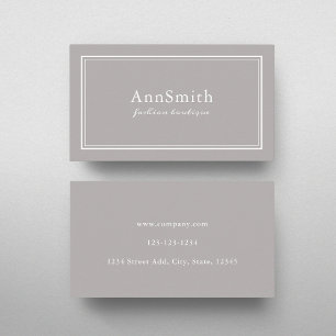 Elegant Neutral Visitenkarte