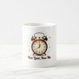Elegant New Year New Me Mug Kaffeetasse