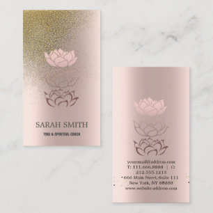 Elegant Niedlich Elegant Bokeh Diamonds Lotus Visitenkarte