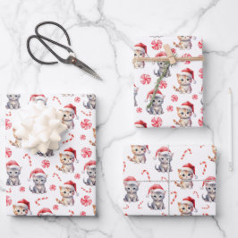 Elegant Niedlich Kitty Sweet Candy Weihnachten Geschenkpapier Set