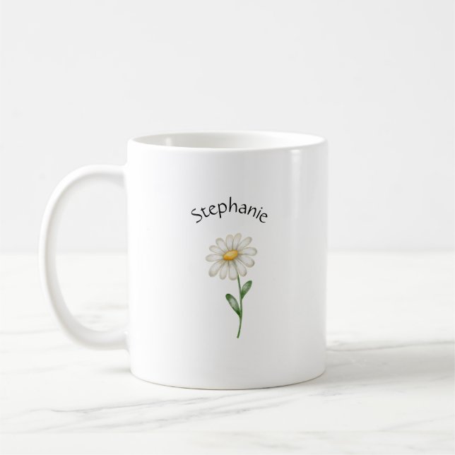 Elegant Niedlich Raffiniert Benannt Romantisch Blu Kaffeetasse (Links)