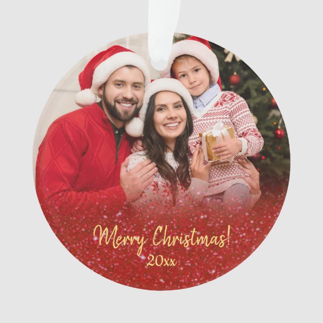 Élégant nom de famille de la Parties scintillant r (devant)