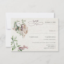 Elegant Norse Viking Wedding RSVP