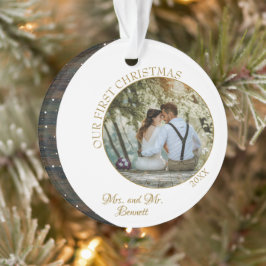 Élégant Notre premier Noël en tant que Mme. & Mr P