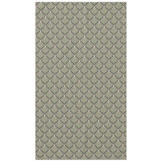 Elegant Olive Green Botanical Fan Pattern Neutral  Tischdecke