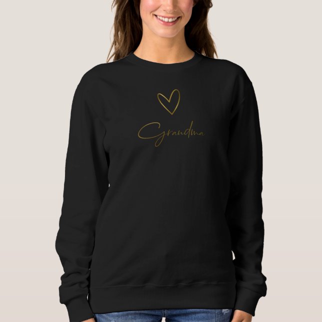 Elegant Oma Script | Oma Geschenke Sweatshirt (Vorderseite)