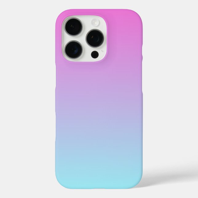Elegant Ombre Design iPhone 16 Pro Hülle (Rückseite)