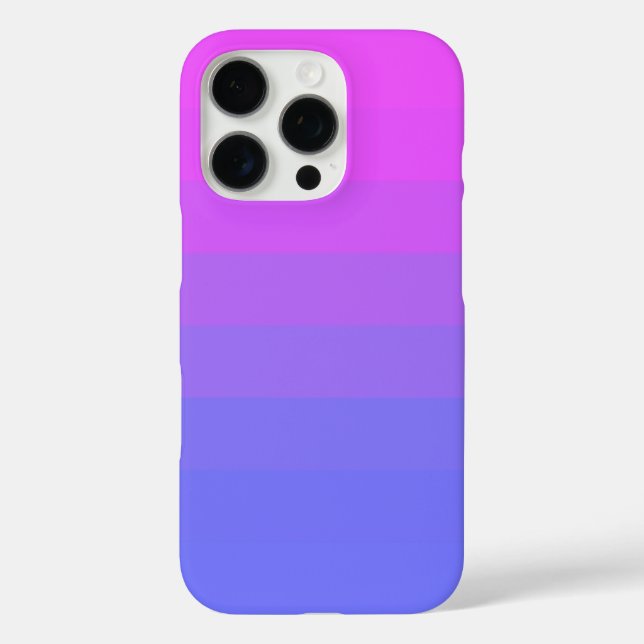 Elegant Ombre Design iPhone 16 Pro Hülle (Rückseite)