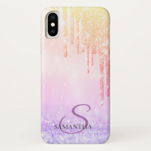 Elegant Ombre Glitzer Tropfen Case-Mate iPhone Hülle