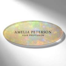Elegant Opal Stone Texture Employee/ Staff
