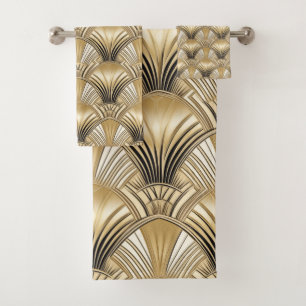 Elégant or noir art déco