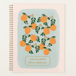Elegant Orange Citrus Planner Planer