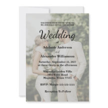 Elegant Overlay Photo Wedding