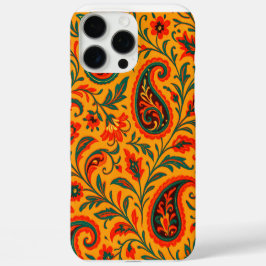 Elegant Paisley Floral Pattern iPhone 16 Pro Max Hülle