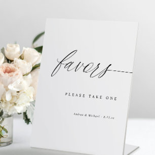 Élégant Panneau de Table de Cadeaux de Mariage Sim