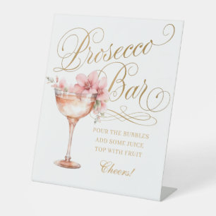 Élégant panneau Pedestal de la barre d'or rose