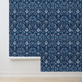 Élégant papier peint floral baroque personnalisé