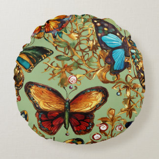 Elégant papillon design Coussin : la beauté de la 
