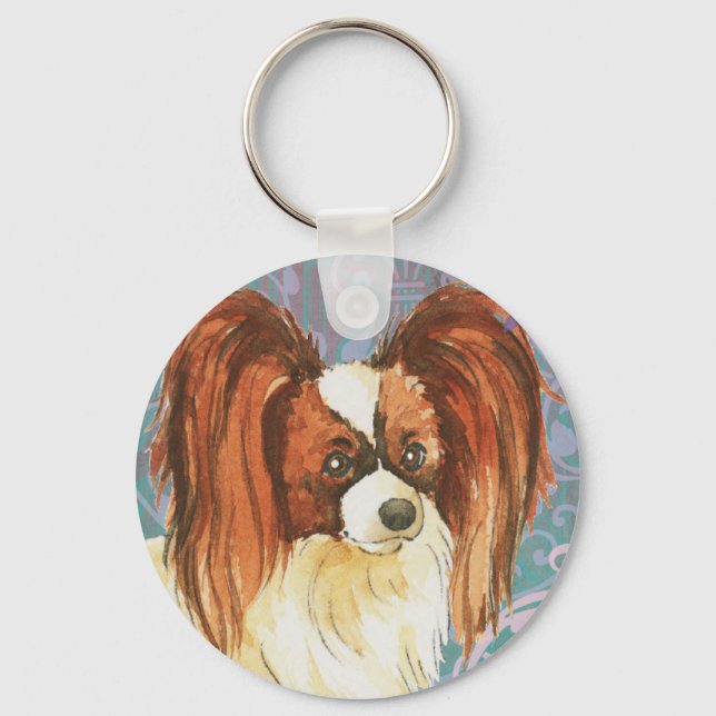 Elegant Papillon Schlüsselanhänger (Vorderseite)