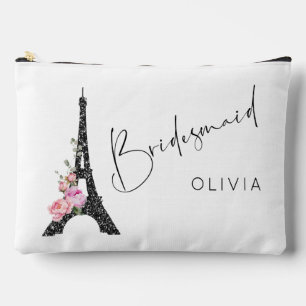 Elegant Paris Thema Eiffel Turm Bridesmaid Make-up Zubehörtasche