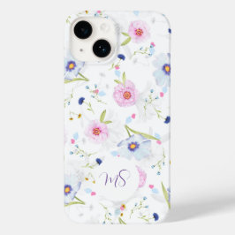 Elegant Pastel Floral Apple Samsung Handy Case