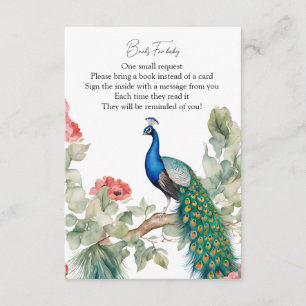 Elegant Peacock Begleitkarte