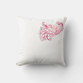 Elegant Peacock Feather Square Pillow | Luxurious  Kissen