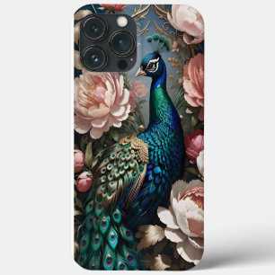 Elegant Peacock Pink Peonies Case-Mate iPhone Hülle