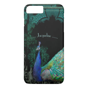 Elegant Peacock w Scrolls Personalisiert Designer Case-Mate iPhone Hülle
