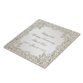 Elegant Pearl 30. Hochzeitstag Fliese
