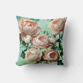 Elegant Peony Throw Kissenfloral Zuhause Décor Kissen