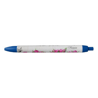Élégant personalisierter Stift, schwarz Kugelschreiber