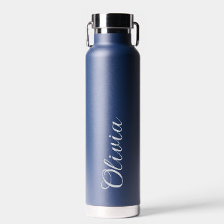 Elegant Personalized Name Script Water Bottle Trinkflasche