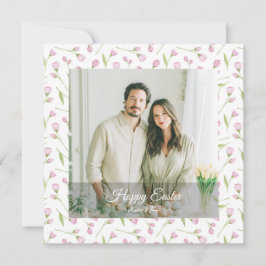 Elegant Personalized Photo Happy Easter Feiertagskarte